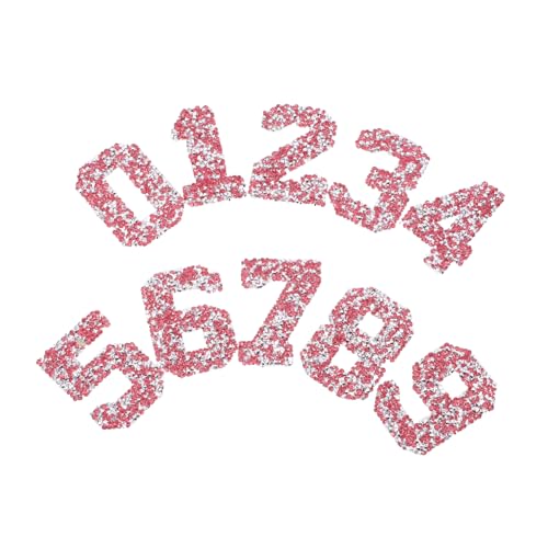 SOIMISS 10 Stück Teiliges Set Strass Zahlen Patches zum Aufbügeln Langlebige Waschbare Glitzer Applikationen für Diy Kleidung Taschen und Accessoires Selbstklebende Schmucksteine für SOIMISS 10 Stück Teiliges Set Strass Zahlen Patches zum Aufbügeln Langlebige Waschbare Glitzer Applikationen für Diy Kleidung Taschen und Accessoires Selbstklebende Schmucksteine für von SOIMISS