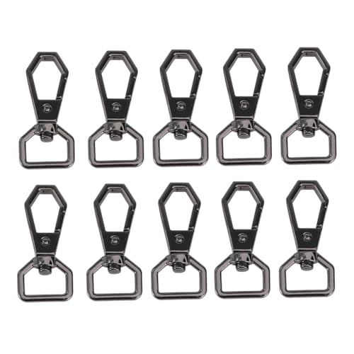 SOIMISS 10 Stück Teiliges Swivel Clasp Schlüsselanhänger aus Langlebiger Legierung Rostfrei Kompakt und Leicht für Taschen DIY Projekte Praktischer Karabinerhaken Vielseitig Einsetzbar von SOIMISS