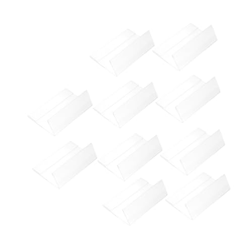 SOIMISS 10 Stück Teiliges Transparenter Förmiger Acryl Etikettenhalter Stabiler Preisschildständer mit Glatten Kanten Langlebig für Einzelhandel Supermärkte Empfangsbereiche und Büros SOIMISS 10 Stück Teiliges Transparenter Förmiger Acryl Etikettenhalter Stabiler Preisschildständer mit Glatten Kanten Langlebig für Einzelhandel Supermärkte Empfangsbereiche und Büros von SOIMISS