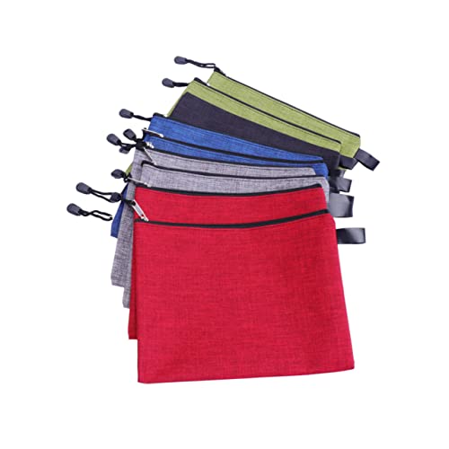 SOIMISS 10 Stück Teiliges Wasserdichtes Oxford Dokumenten Etui mit Reißverschluss Verstärkte Aufbewahrungstasche für Büroakten Robuste und Tragbare Organizer Tasche Zufällige Farbe SOIMISS 10 Stück Teiliges Wasserdichtes Oxford Dokumenten Etui mit Reißverschluss Verstärkte Aufbewahrungstasche für Büroakten Robuste und Tragbare Organizer Tasche Zufällige Farbe von SOIMISS