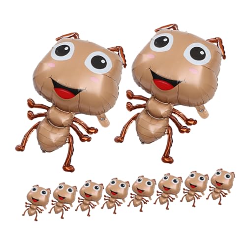 SOIMISS 10 Stück Teiliges Wiederverwendbarer Ameisen Folienballons Realistische Insektenform Einfache Befüllung Nachhaltige Partydekoration für Geburtstage Gartenfeste Babypartys und SOIMISS 10 Stück Teiliges Wiederverwendbarer Ameisen Folienballons Realistische Insektenform Einfache Befüllung Nachhaltige Partydekoration für Geburtstage Gartenfeste Babypartys und von SOIMISS
