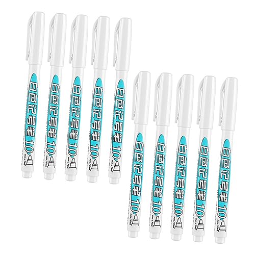 SOIMISS 10 Stück Textmarker Malenstifte Nachfüllbarer Marker Leerer Farbstift Fülllackstift Multifunktionale Zeichenstifte Stiftmarker Malen Farbstifte Für Den Haushalt Plastik von SOIMISS