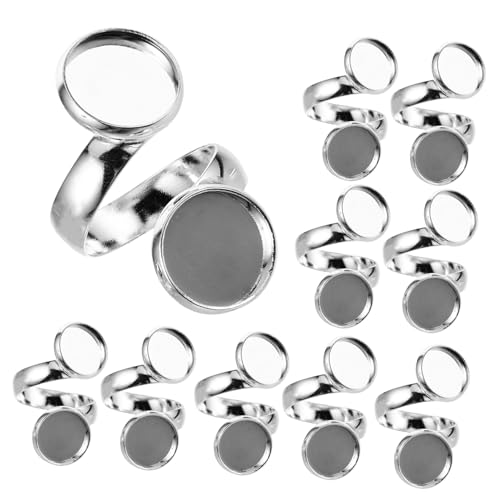 SOIMISS 10 Stück Verstellbare Ringrohlinge aus Kupfer Glatte Oberfläche DIY Schmuckzubehör für Individuelle Ringe Langlebige Ringbasen für Kreative Schmuckherstellung SOIMISS 10 Stück Verstellbare Ringrohlinge aus Kupfer Glatte Oberfläche DIY Schmuckzubehör für Individuelle Ringe Langlebige Ringbasen für Kreative Schmuckherstellung von SOIMISS