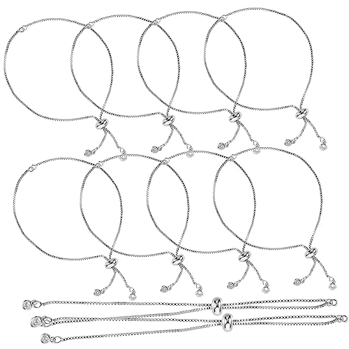 SOIMISS 10 Stück Verstellbares Teiliges DIY Armbandset für Frauen Geometrisches Design mit Funkelnden Kettenanhängern zum Selbermachen von Schmuck für Kreative von SOIMISS