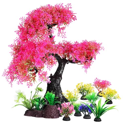 SOIMISS 10 Stück Wassergras Kunststoffgras Kiefer künstliche Wasserpflanzen Aquarienpflanze aquariumpflanzen Set künstliche Aquarium Pflanzen Dekorationen für Aquarien Zubehör für Aquarien von SOIMISS
