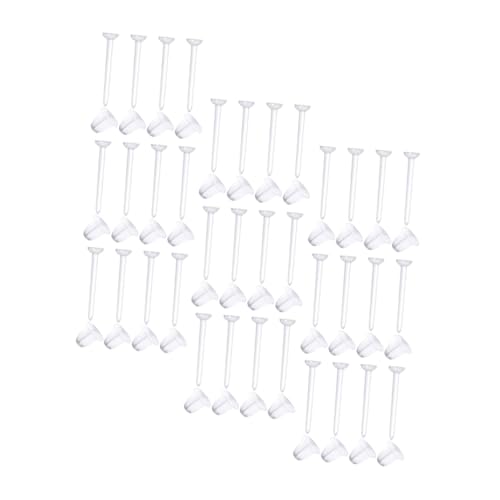 SOIMISS 100 Paare Klare Ohrstecker Verschlüsse aus Hochwertigem Kunststoff Einfache Ohrstecker Sicherheitsverschlüsse Leicht Langlebig für DIY Schmuck und Ersatz Sichere Fixierung für von SOIMISS