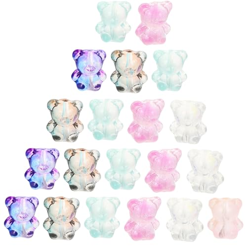 SOIMISS 100 Stück Bär Perlen DIY Glasperlen für Schmuckherstellung Süße Bärenanhänger für Armbänder Ohrringe Robuste Langlebige Bastelzubehör mit Zufälligen Farben Zufällige Farbe SOIMISS 100 Stück Bär Perlen DIY Glasperlen für Schmuckherstellung Süße Bärenanhänger für Armbänder Ohrringe Robuste Langlebige Bastelzubehör mit Zufälligen Farben Zufällige Farbe von SOIMISS