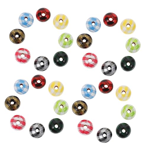 SOIMISS 100 Stück Bunte Holzperlen für DIY Schmuck Glatte Spacer Beads für Bastelprojekte Vielseitig Einsetzbar für Armbänder und Dekoration SOIMISS 100 Stück Bunte Holzperlen für DIY Schmuck Glatte Spacer Beads für Bastelprojekte Vielseitig Einsetzbar für Armbänder und Dekoration von SOIMISS