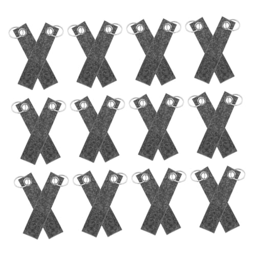 SOIMISS 100 Stück Filz Schlüsselanhänger DIY Zubehör für Kreative Schlüsselanhänger Taschenanhänger und Bastelprojekte Elegantem für Designs und Moderne von SOIMISS