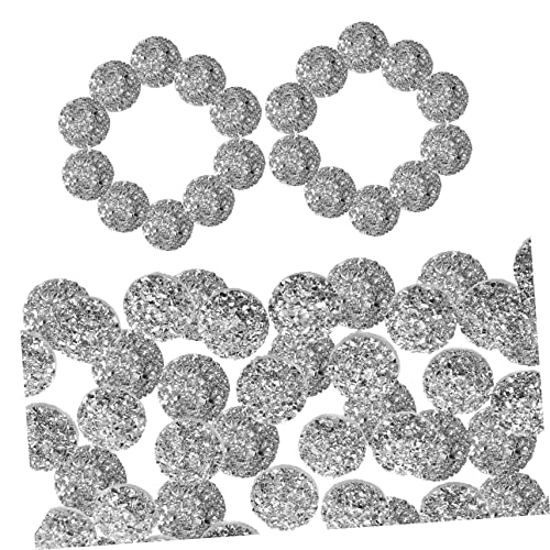 SOIMISS 100 Stück Flache Silberne Resin Strasssteine für DIY Bastelzubehör Schmuckverzierung Kleidung Taschen Schuhe Langlebige Glitzersteine mit Flachem Rücken SOIMISS 100 Stück Flache Silberne Resin Strasssteine für DIY Bastelzubehör Schmuckverzierung Kleidung Taschen Schuhe Langlebige Glitzersteine mit Flachem Rücken von SOIMISS