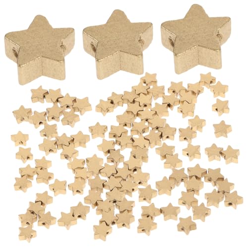 SOIMISS 100 Stück Fünfzackige Stern Holzscheiben für Basteln Holzperlen Dekoration DIY Anhänger Lernspielzeug mit Loch für Mathematik Unterricht Zubehör Goldfarben SOIMISS 100 Stück Fünfzackige Stern Holzscheiben für Basteln Holzperlen Dekoration DIY Anhänger Lernspielzeug mit Loch für Mathematik Unterricht Zubehör Goldfarben von SOIMISS