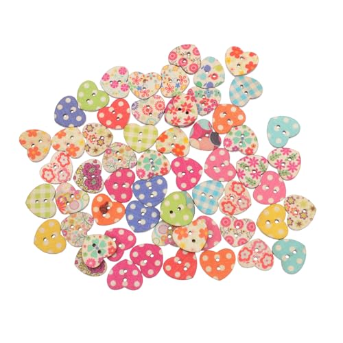 SOIMISS 100 Stück Herzförmige Holzknöpfe Bunte Diy Bastelknöpfe für Scrapbooking Kartenherstellung und Kreative Nähprojekte Vielseitige Dekoration für Kunsthandwerk SOIMISS 100 Stück Herzförmige Holzknöpfe Bunte Diy Bastelknöpfe für Scrapbooking Kartenherstellung und Kreative Nähprojekte Vielseitige Dekoration für Kunsthandwerk von SOIMISS