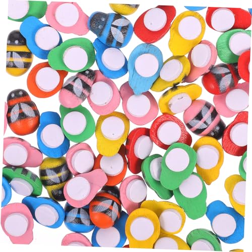 SOIMISS 100 Stück Holz Bienen Aufkleber Selbstklebend Kleine Bienen Dekoration für DIY Scrapbooking Basteln Party Supplies SOIMISS 100 Stück Holz Bienen Aufkleber Selbstklebend Kleine Bienen Dekoration für DIY Scrapbooking Basteln Party Supplies von SOIMISS