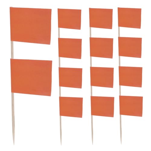 SOIMISS 100 Stück Kleine Einfarbige Zahnstocher Flaggen in Orange Vielseitige Mini Food Flags für Party Kuchen und Obstdekoration Praktische Mini Picks für Desserts und Fingerfood SOIMISS 100 Stück Kleine Einfarbige Zahnstocher Flaggen in Orange Vielseitige Mini Food Flags für Party Kuchen und Obstdekoration Praktische Mini Picks für Desserts und Fingerfood von SOIMISS