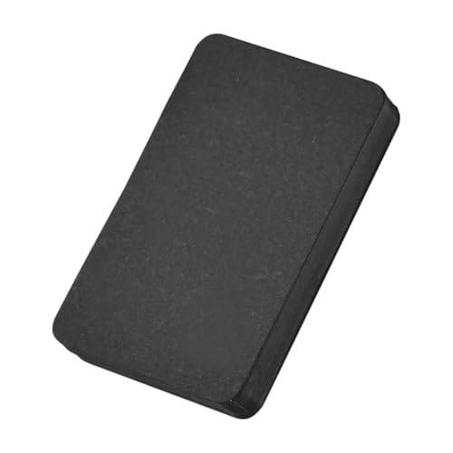 SOIMISS 100 Stück Kleine Schwarze Blanko Karten aus Kraftpapier Handliche und Notizkarten für Englischvokabeln Vielseitig als Gruß und Mitteilungskarten für Schüler Lehrer Eltern von SOIMISS