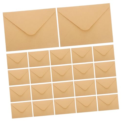 SOIMISS 100 Stück Kraftpapier Briefumschläge mit Wasseraktivierter Nassklebung V Klappe Braun Umschläge Für Einladungen Grußkarten Hochzeit Geburtstag Büro SOIMISS 100 Stück Kraftpapier Briefumschläge mit Wasseraktivierter Nassklebung V Klappe Braun Umschläge Für Einladungen Grußkarten Hochzeit Geburtstag Büro von SOIMISS