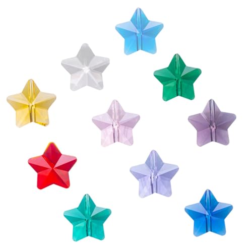 SOIMISS 100 Stück Kristall Stern Perlen Bunte Glasperlen zum Auffädeln DIY Schmuckperlen für Halsketten Armbänder Bastelperlen Schmuckherstellung Zubehör SOIMISS 100 Stück Kristall Stern Perlen Bunte Glasperlen zum Auffädeln DIY Schmuckperlen für Halsketten Armbänder Bastelperlen Schmuckherstellung Zubehör von SOIMISS
