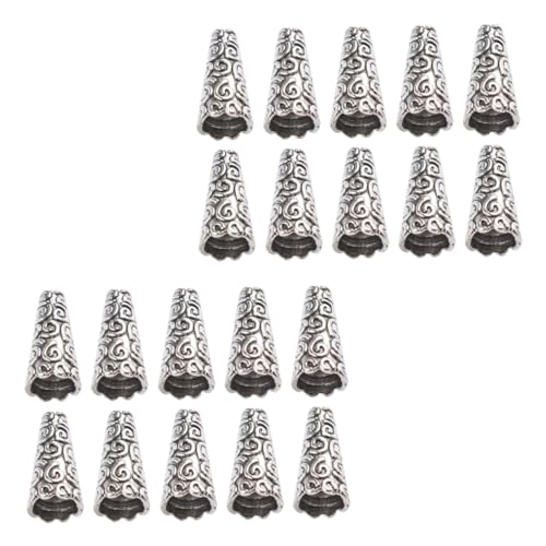 SOIMISS 100 Stück Langlebige Schmuckperlenkappen aus Zinklegierung Einzigartige Antike DIY Perlenkappen für Armbandzubehör Kreative Spacer Beads für Individuelle Schmuckherstellung SOIMISS 100 Stück Langlebige Schmuckperlenkappen aus Zinklegierung Einzigartige Antike DIY Perlenkappen für Armbandzubehör Kreative Spacer Beads für Individuelle Schmuckherstellung von SOIMISS