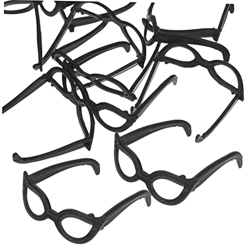 SOIMISS 100 Stück Mini-Brillenspielzeug Puppe Mein hoch für Gläser winzige Brille Spielzeugbrille Brille Accessoire Brille Miniaturbrille Plastik Schwarz SOIMISS 100 Stück Mini-Brillenspielzeug Puppe Mein hoch für Gläser winzige Brille Spielzeugbrille Brille Accessoire Brille Miniaturbrille Plastik Schwarz von SOIMISS