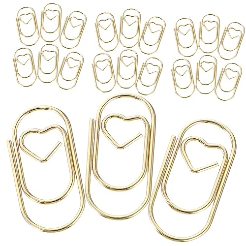 SOIMISS 100 Stück Mini Büroklammern aus Metall Dekorative Vielseitige Papierclips für Dokumente Notizen und Bastelarbeiten für Schule und Büro SOIMISS 100 Stück Mini Büroklammern aus Metall Dekorative Vielseitige Papierclips für Dokumente Notizen und Bastelarbeiten für Schule und Büro von SOIMISS
