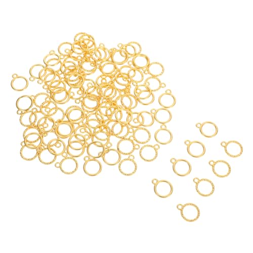 SOIMISS 100 Stück Mini Open Bezel Rahmen Runde Hohlrahmen Anhänger Für DIY Schmuckherstellung Uv Harz Kunst Zinklegierung Goldfarben Vielseitig Für Halsketten Armbänder Ohrringe SOIMISS 100 Stück Mini Open Bezel Rahmen Runde Hohlrahmen Anhänger Für DIY Schmuckherstellung Uv Harz Kunst Zinklegierung Goldfarben Vielseitig Für Halsketten Armbänder Ohrringe von SOIMISS