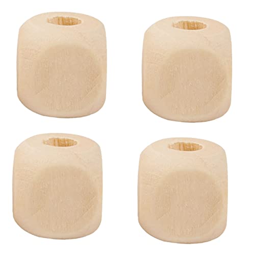 SOIMISS 100 Stück Natürliche Holzperlen zum Basteln Glatte Oberfläche mit Vielseitig für DIY Schmuckherstellung Armbänder Halsketten und Kreative Heimdekoration Holzperlen Holzfarbton von SOIMISS