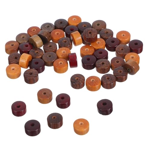 SOIMISS 100 Stück Natürliche Sandelholz Holzperlen Rund Große Loch Abstandshalter für Schmuckherstellung DIY Armbänder Basteln Zubehör SOIMISS 100 Stück Natürliche Sandelholz Holzperlen Rund Große Loch Abstandshalter für Schmuckherstellung DIY Armbänder Basteln Zubehör von SOIMISS
