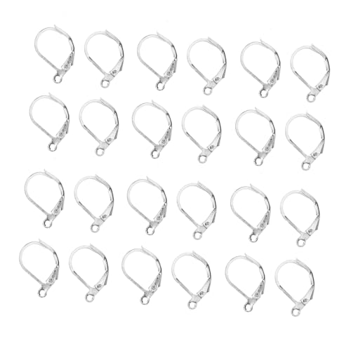 SOIMISS 100 Stück Ohrhaken aus Kupfer für DIY Ohrringe Leichte Glatte D Förmige Ohrbügel Silberfarben Ohrschmuck Zubehör für Ohrringe Selber Machen und Basteln SOIMISS 100 Stück Ohrhaken aus Kupfer für DIY Ohrringe Leichte Glatte D Förmige Ohrbügel Silberfarben Ohrschmuck Zubehör für Ohrringe Selber Machen und Basteln von SOIMISS