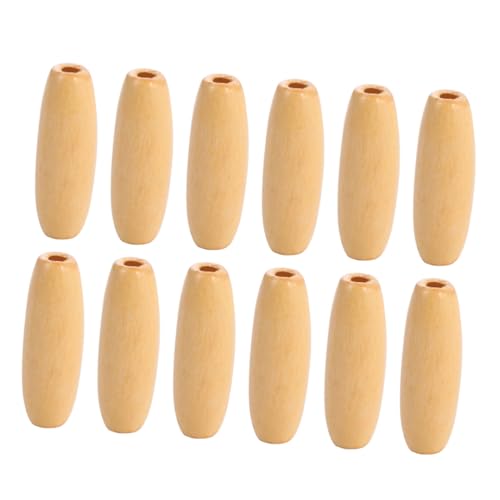 SOIMISS 100 Stück Ovale Holzperlen in Naturholzfarbe Holz Spacer Beads für Schmuckherstellung DIY Basteln Kinderfreundliche Holzperlen für Frühkindliches Lernen und Kreative Projekte SOIMISS 100 Stück Ovale Holzperlen in Naturholzfarbe Holz Spacer Beads für Schmuckherstellung DIY Basteln Kinderfreundliche Holzperlen für Frühkindliches Lernen und Kreative Projekte von SOIMISS