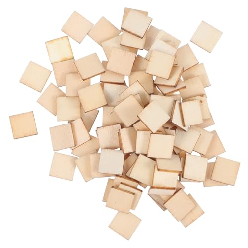 SOIMISS 100 Stück Quadratische Holzscheiben aus Echtem Holz Unvollendete DIY Holzplatten zum Bemalen Basteln Hochzeit Dekoration Handgefertigte Kunstprojekte Stabile Glatte Oberfläche SOIMISS 100 Stück Quadratische Holzscheiben aus Echtem Holz Unvollendete DIY Holzplatten zum Bemalen Basteln Hochzeit Dekoration Handgefertigte Kunstprojekte Stabile Glatte Oberfläche von SOIMISS