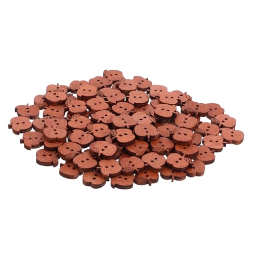 SOIMISS 100 Stück Retro Apfelförmige Holzknöpfe Kleine Natürliche Zweiloch Holzknöpfe Handgefertigte Dekorative Nähknöpfe Für DIY Bastelprojekte Kleidung Taschen Und Hüte SOIMISS 100 Stück Retro Apfelförmige Holzknöpfe Kleine Natürliche Zweiloch Holzknöpfe Handgefertigte Dekorative Nähknöpfe Für DIY Bastelprojekte Kleidung Taschen Und Hüte von SOIMISS
