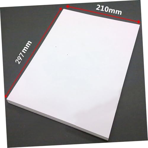 SOIMISS 100 Stück Selbstklebendes Etikettenpapier Weiß Bedruckbar Geeignet für Tintenstrahl und Laserdrucker Ablösbar Praktisch für Büro Schule Versandetiketten SOIMISS 100 Stück Selbstklebendes Etikettenpapier Weiß Bedruckbar Geeignet für Tintenstrahl und Laserdrucker Ablösbar Praktisch für Büro Schule Versandetiketten von SOIMISS