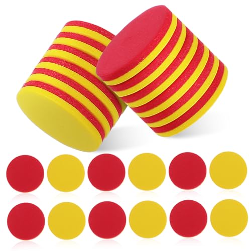 SOIMISS 100 Stück Teiliges Bunte EVA Schaumstoff Zählchips Dualfarbig Robust Vielseitig Einsetzbar Mathe Lernzubehör für Grundschule Spiel und Unterricht von SOIMISS