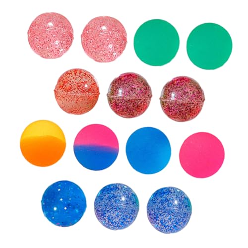 SOIMISS 100 Stück Teiliges Bunte Elastische Gummibälle Farbenfrohe Springende Bounce Bälle für Leichte und Sichere Partydekoration Robust und Vielseitig für Indoor und Outdoor Spiele von SOIMISS