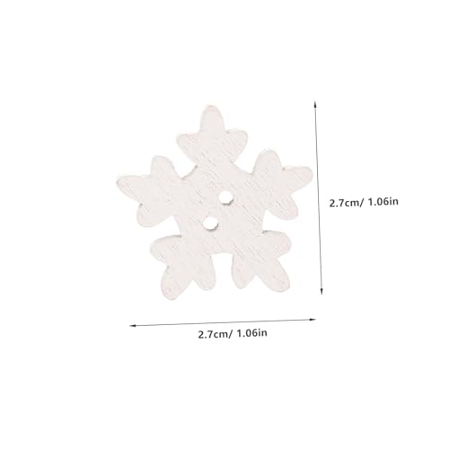 SOIMISS 100 Stück Teiliges Holzknöpfe mit Weihnachtsmotiven Stabile Natürliche Holzmaterialien Niedliche Schneeflocken Formen für DIY Bastelarbeiten Nähen Stricken und Festliche SOIMISS 100 Stück Teiliges Holzknöpfe mit Weihnachtsmotiven Stabile Natürliche Holzmaterialien Niedliche Schneeflocken Formen für DIY Bastelarbeiten Nähen Stricken und Festliche von SOIMISS