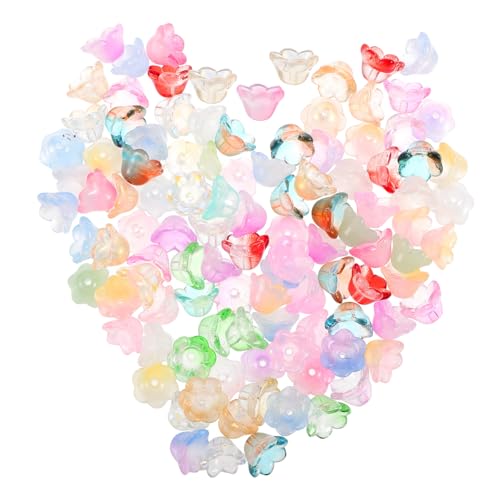 SOIMISS 100 Stück Teiliges Zarte Glockenblumen Anhänger aus Langlebige DIY Schmuckperlen für Armband und Halskettenherstellung Glatte Oberfläche Vielseitige Bastel Accessoires in von SOIMISS