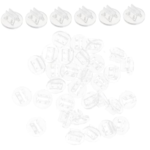 SOIMISS 100 Stück Transparente Kartenhalter aus Kunststoff Runde Basis Stabile Kartenständer für Platzkarten und Visitenkarten Vielseitig für Büro und Spielkarten Organisation SOIMISS 100 Stück Transparente Kartenhalter aus Kunststoff Runde Basis Stabile Kartenständer für Platzkarten und Visitenkarten Vielseitig für Büro und Spielkarten Organisation von SOIMISS