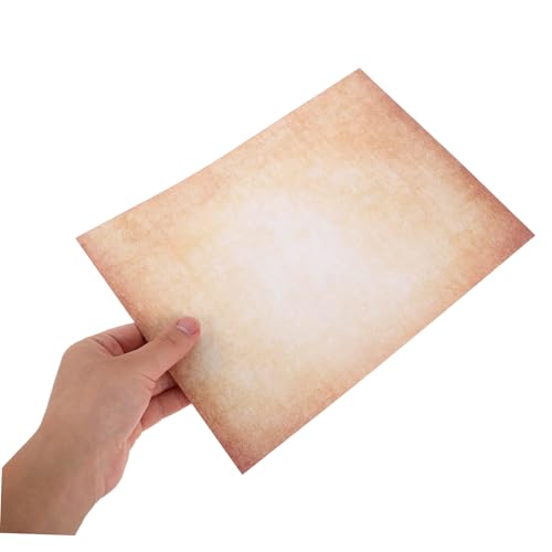 SOIMISS 100 Stück Vintage Briefpapier Beidseitig Bedruckt Schreibpapier für Briefe Scrapbooking Diy Basteln mit Tintenresistenter Oberfläche und Nostalgischem Design von SOIMISS