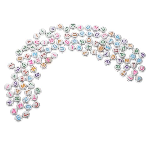 SOIMISS 1000 Stück Acryl Buchstaben Perlen Multifunktionale DIY Schmuck Perlen für Armbänder Halsketten Schlüsselanhänger Robuste zum Auffädeln und Basteln SOIMISS 1000 Stück Acryl Buchstaben Perlen Multifunktionale DIY Schmuck Perlen für Armbänder Halsketten Schlüsselanhänger Robuste zum Auffädeln und Basteln von SOIMISS