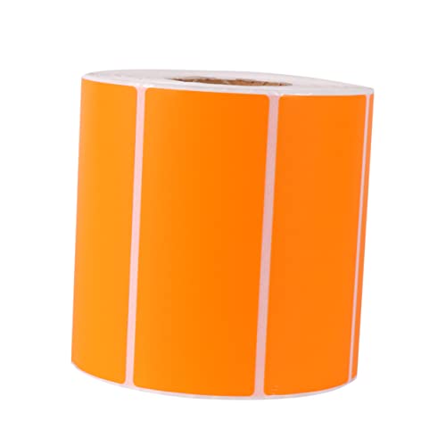 SOIMISS 1000Stücke Runde Selbstklebende Papieretiketten Orange Beschriften von Flaschen Preisen und Organisation im Büro Veranstaltungen von SOIMISS