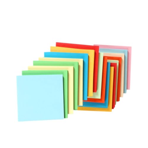 SOIMISS 100Blätter Faltpapier Doppelseitiges Origami Papier Farben für Bastelprojekte Kreativität und Interaktion von SOIMISS