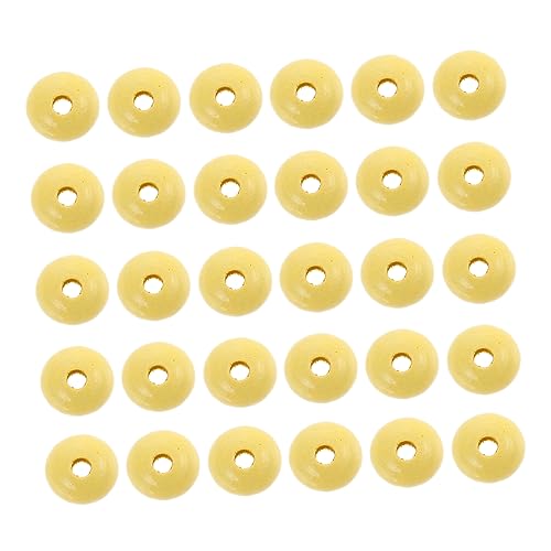 SOIMISS 100Stücke Bunte Holzperlen für DIY Schmuck Natürliche Holzperlen für Bastelprojekte Bastelbedarf für Kreative Dekorationen und von SOIMISS