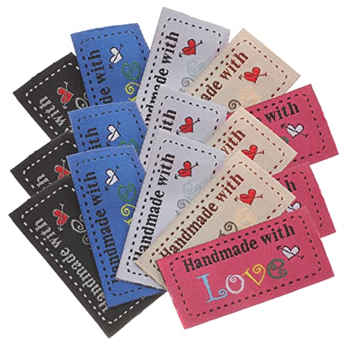 SOIMISS 100Stücke Handgefertigte Stoffetiketten Nähbezeichnungen für DIY Projekte Personalisierte Labels für Kleidung und Handarbeiten SOIMISS 100Stücke Handgefertigte Stoffetiketten Nähbezeichnungen für DIY Projekte Personalisierte Labels für Kleidung und Handarbeiten von SOIMISS