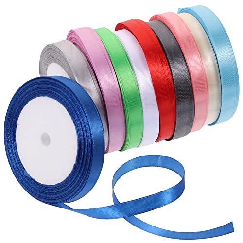 SOIMISS 10Rollen Dekorative Satinbänder für Mischfarben Hochwertige Ribbons für Blumensträuße und Bastelarbeiten für Besondere Anlässe SOIMISS 10Rollen Dekorative Satinbänder für Mischfarben Hochwertige Ribbons für Blumensträuße und Bastelarbeiten für Besondere Anlässe von SOIMISS