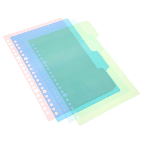 SOIMISS 10Sätze Trennblätter Vintage Design Notizblock Trenner Langlebige Materialien für Effizientes Indizieren und Organisieren Planern und Notizbüchern von SOIMISS