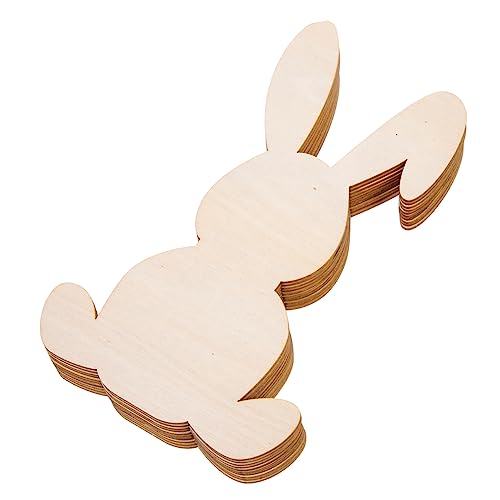 SOIMISS 10Stücke DIY Osterhasen Holzscheiben Leere Holzscheiben für Bastelarbeiten Graffiti und Frühlingsdekoration für Osterpartys und Projekte SOIMISS 10Stücke DIY Osterhasen Holzscheiben Leere Holzscheiben für Bastelarbeiten Graffiti und Frühlingsdekoration für Osterpartys und Projekte von SOIMISS