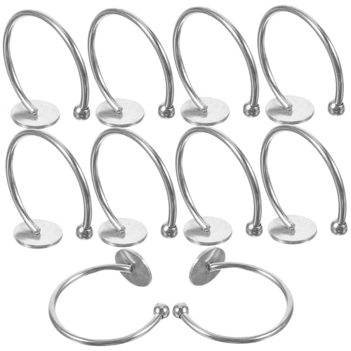 SOIMISS 10Stücke Ringrohlinge für Schmuckherstellung Verstellbare Ringbasen DIY Zubehör für Bastelprojekte für Personalisierte Ringe und Designs von SOIMISS