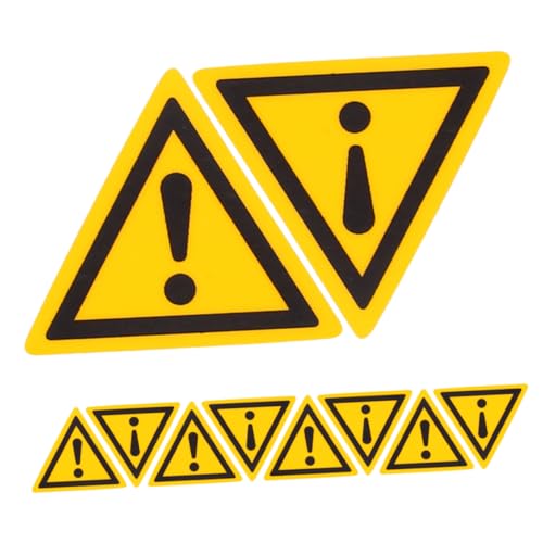 SOIMISS 10Stücke Vorsicht Warnschild Selbstklebendes Gelbes Sicherheitsschild Hochsichtbar für Effektives Sicherheitsmanagement Gefahrenzonen Langlebig SOIMISS 10Stücke Vorsicht Warnschild Selbstklebendes Gelbes Sicherheitsschild Hochsichtbar für Effektives Sicherheitsmanagement Gefahrenzonen Langlebig von SOIMISS