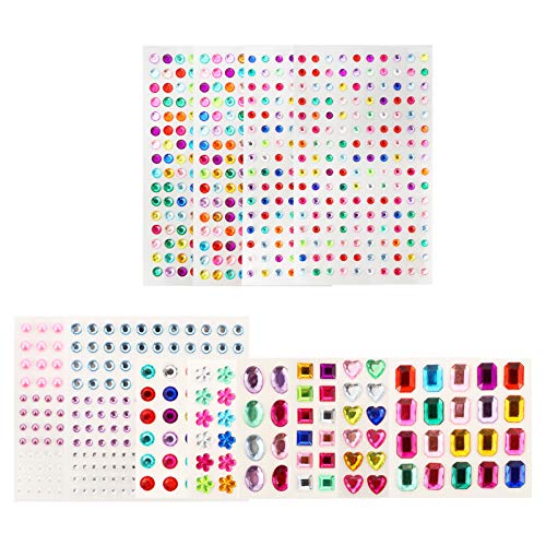 SOIMISS 12 Blatt Selbstklebende Strasssteine für Nagelkunst DIY Nagel Deko für Kreative Maniküre für Feste und Besondere Anlässe SOIMISS 12 Blatt Selbstklebende Strasssteine für Nagelkunst DIY Nagel Deko für Kreative Maniküre für Feste und Besondere Anlässe von SOIMISS