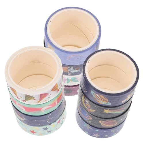 SOIMISS 12 Rollen Washi Tape Dekoratives Klebeband für Scrapbooking DIY Basteln Journale und Planer Vielseitige Bunte Muster Leicht Klebend und Abreißbar SOIMISS 12 Rollen Washi Tape Dekoratives Klebeband für Scrapbooking DIY Basteln Journale und Planer Vielseitige Bunte Muster Leicht Klebend und Abreißbar von SOIMISS
